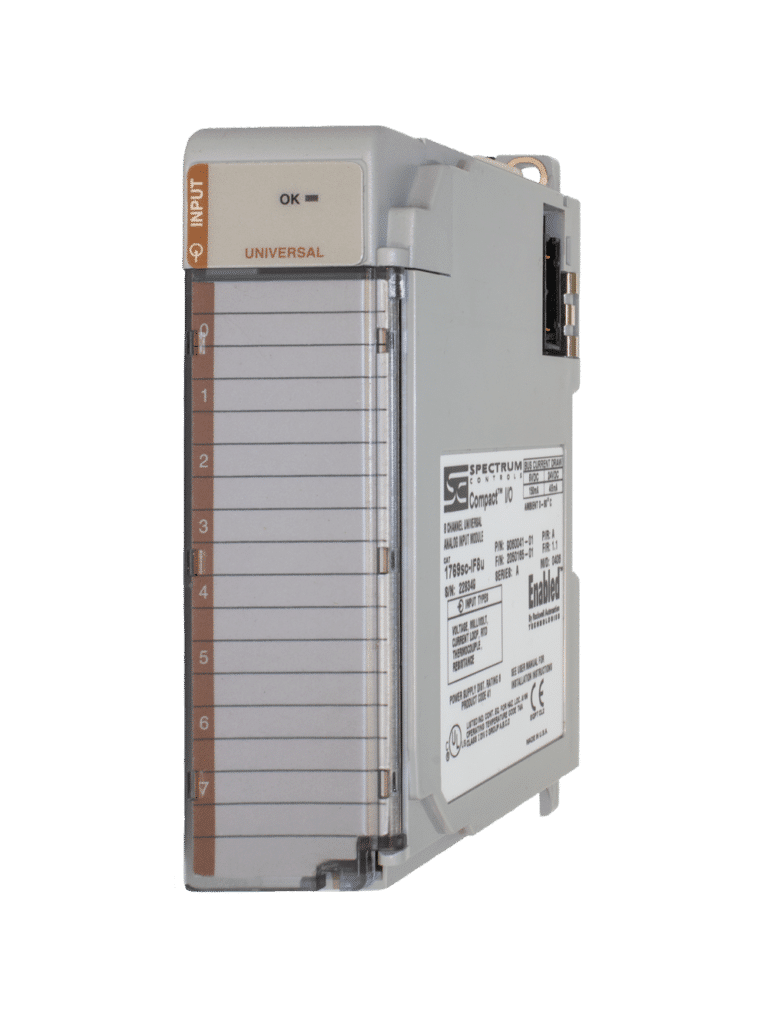 1769scIF8u 8Ch Universal Analog Inputs Spectrum Controls
